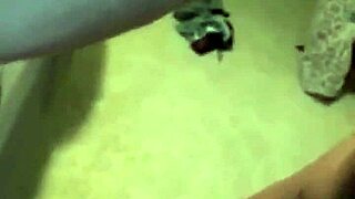 Blindfolded face fuck with huge monster cock 😈