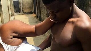 i helpped that bitch with massive tits and got fucked hard outdoor