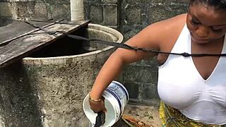 i helpped that bitch with massive tits and got fucked hard outdoor