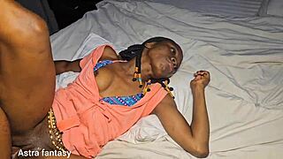 is this new ebony nurse getting banged by a big dick patient? watch her ride