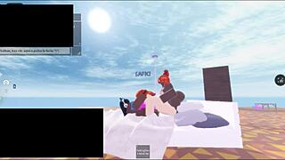 Fucked By Two Black Futanari In Roblox!