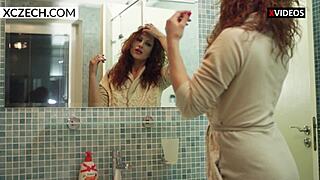 sexy milf mom teasing in the shower - xczech com