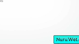 sexy brunette teen 18+ masseuse give nice tog to her black client and also a wet happy ending - maya woulfe john legendary