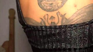 Hot Half-Asian Chick Everylin Shows Tattoos While Getting Fucked Hard