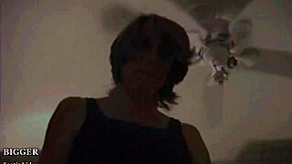 Brandi sucks a roomful of cocks in a submissive blowbang.