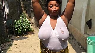 i helpped that bitch with massive tits and got fucked hard outdoor