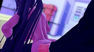 hey, check this 3d cartoon hentai with karin naked