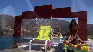 Dee's Passionate Poolside Fuck