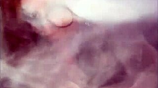 redhead milf dracarys performs smoking fetish blowjob on cock at party
