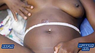 Amateur teen engages in missionary position outdoors for bill payment.