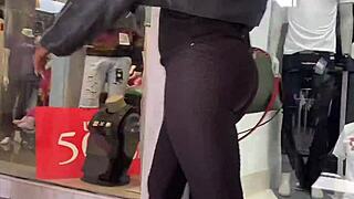 Yoga Pants Season Brings Hidden Big Ass Candid Shots