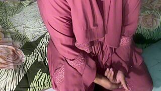 Bangladeshi girlfriend enjoys romantic sex in doggy and missionary.