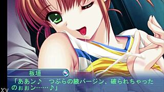 Beautiful blonde cheerleader student in a cute fetish short movie