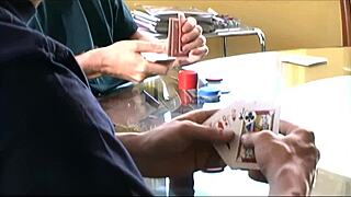 Fucking blonde milf hannah harper, she bends over for fingering and gaping on the bed