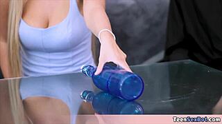 Teen Friends Spin Bottle for Heated Foursome Fuck