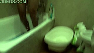 twisted stepmother secretly watches stepson shower, touching herself in kinky voyeur thrill