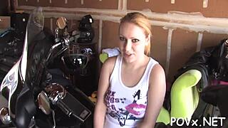 yo, this tight teen pussy loves getting nailed by hard cock