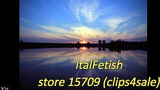 Curious about Roberta's intense foot odor teasing? - Italfetish