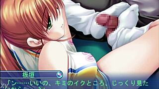 Beautiful blonde cheerleader student in a cute fetish short movie