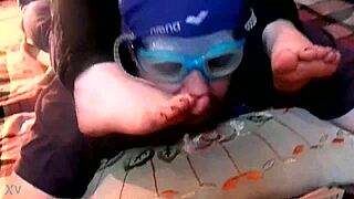 Curious about Roberta's intense foot odor teasing? - Italfetish