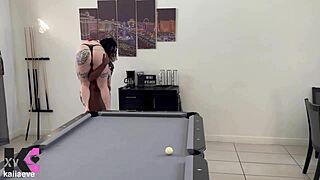 Strong Bodybuilder Lifts Petite Blonde In Workout