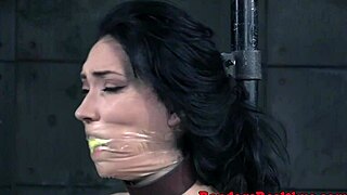 Beauty Dildo Fucked By Master From Behind With Bound Toys Gagging Domination