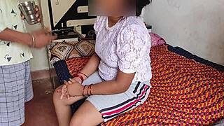 I caught my hot Indian stepmom cheating, damn... so sexy talk!