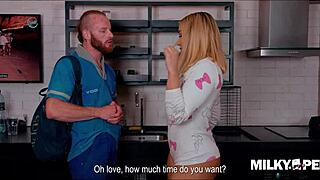 fuck my pussy hard plumber big-ass blonde pays for services with her body