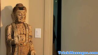 Young Debutante Caught on Hidden Cam During Massage Session