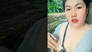 andrea and migz get wild in outdoor chubby fun