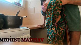 Unsatisfied Girl Has an Affair and Fucked Hard with Neighbour on Kitchen Platform