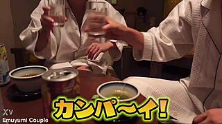 Stunning Japanese Boss and I Share Hotel Room for Forbidden Sex. Intense POV Doggy Action Unfolds!