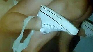 Showing the cuckold how to eat his slutty wife properly