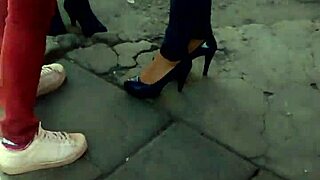 Beautiful princess in stylish slippers