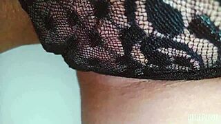 naughty chick fingers herself in public restroom, so risky!