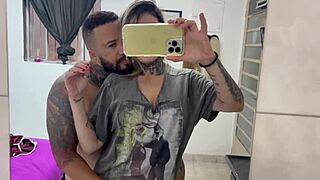 He Fucks Me and Asks to Cum Inside Wet Pussy