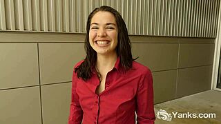 Is cute lilith climaxing in the bathroom?