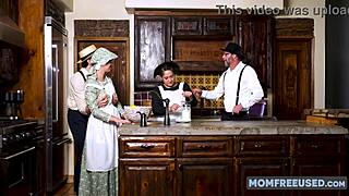 Curvy amish girl jessie rogers offers her body to her community for wild fucking and roleplay with toys!