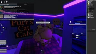 Futa dominantly fucks huge lesbian ass in studio