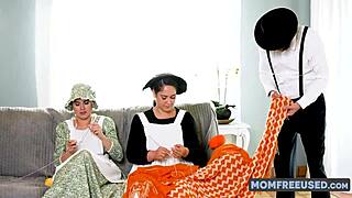 Curvy amish girl jessie rogers offers her body to her community for wild fucking and roleplay with toys!