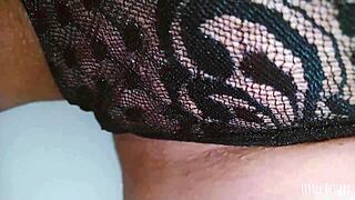 naughty chick fingers herself in public restroom, so risky!