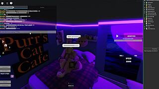 Futa dominantly fucks huge lesbian ass in studio