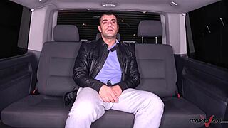 Hey, wild Russian got cum on ass before van kickout