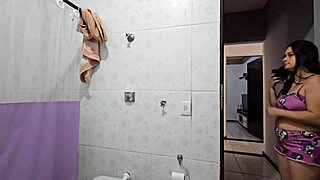 Stepdaughter got so turned on seeing me in the shower!