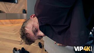 Wow, I’d Love to Dry Your Balls as Apology, Honey, with Rimjob Action!