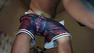 uhh, hard cock just burstin’ with creampie while strokin’ it!