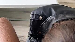 hey, wanna quick bang with this hot teen in leather?