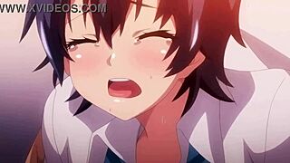 Tomboy Girlfriend Gets Anal Creampie In Hentai Ntr