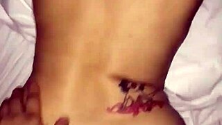 A skinny Latina enjoys her relaxing stay at the hotel with a sense of calm.