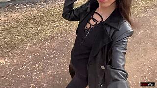 I Stroll Through Park In Boots And Latex